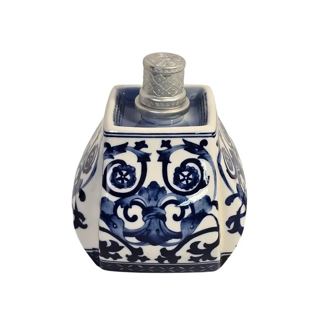Blue and‎ White Chinoiserie Ceramic Ginger Jar OIL Burning lamp Gift mom friend